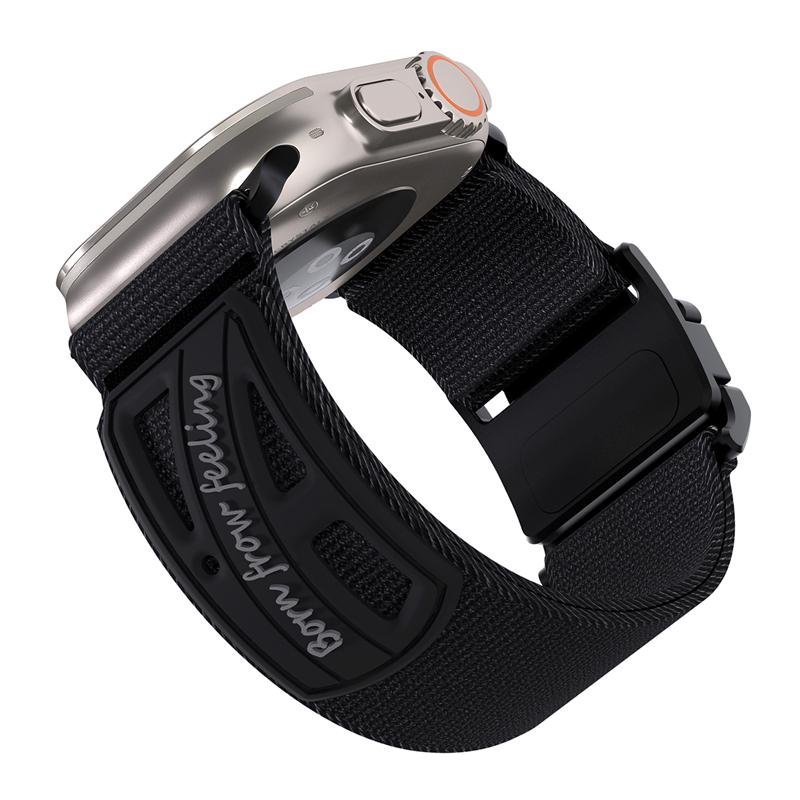 Быстросохнущий нейлоновый магнитный ремешок для Apple Iwatch Серии 11 10 9 8 7 6 5 4 3 2 SE Ultra 38 40 41 42 44 45 46 49 мм Спортивные ремешки