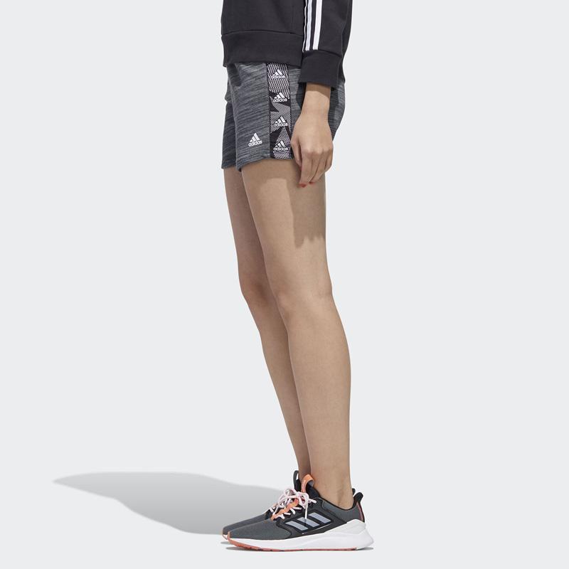 adidas Бег Тренировки Спортивные Повседневные Шорты Женские Шорты Серые GE1127