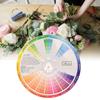Tattoo Color Wheel Paper Card Color Learning Guide Nail Pigment Selector Card