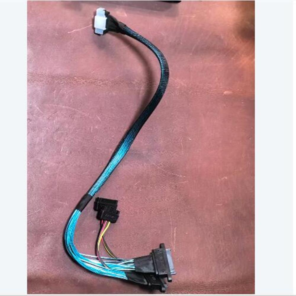 Slim Sas Sff-8654 Mcio 8I To Sff-8639 U.2 U2 Solid-State Drive Data Cable 70Cm