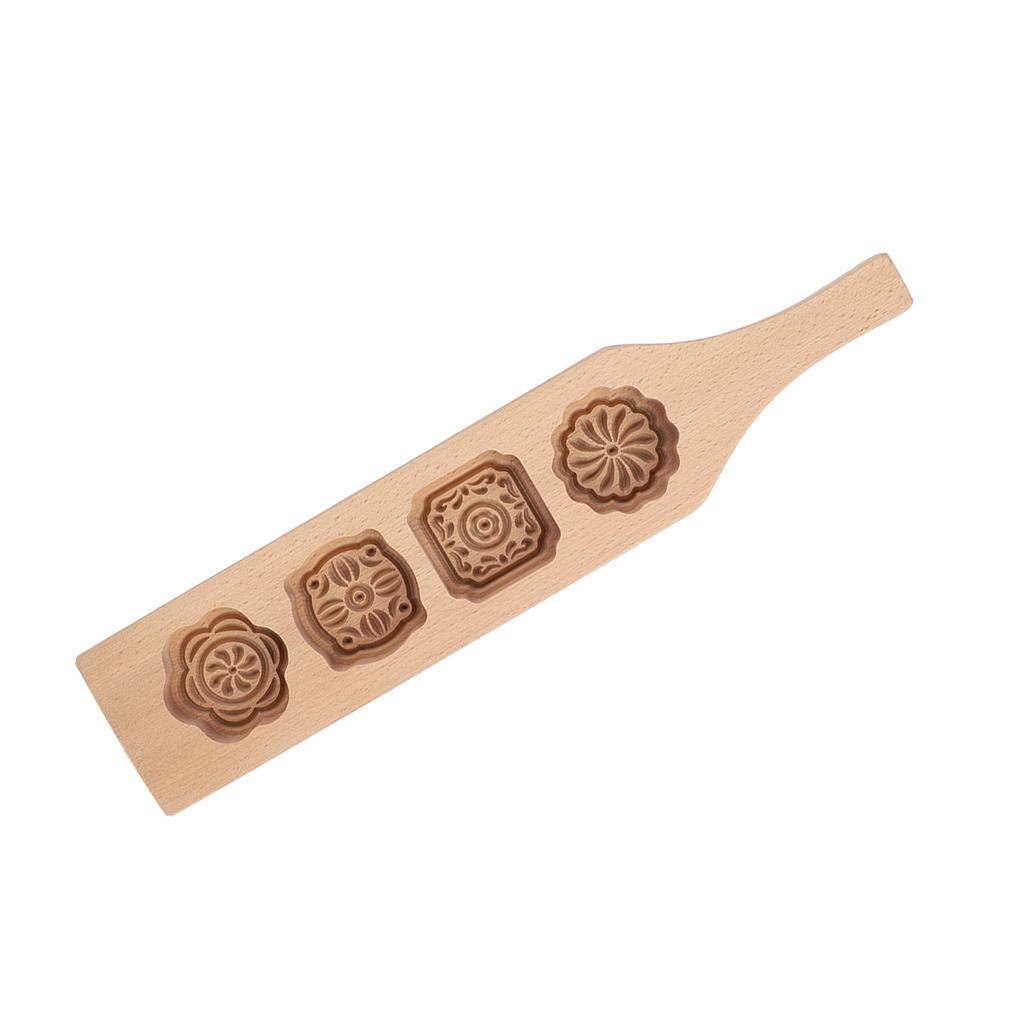 Форма для лунного пирога Деревянная форма для выпечки Форма для приготовления пирога из маша Пирога из ледяной кожи Инструменты для выпечки