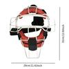 Adult Baseball Catcher Headgear with Shock Absorbing Face Protector