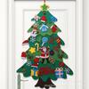 Cross-border felt Christmas tree children DIY educational toys Christmas atmosphere decoration Christmas tree room decoration