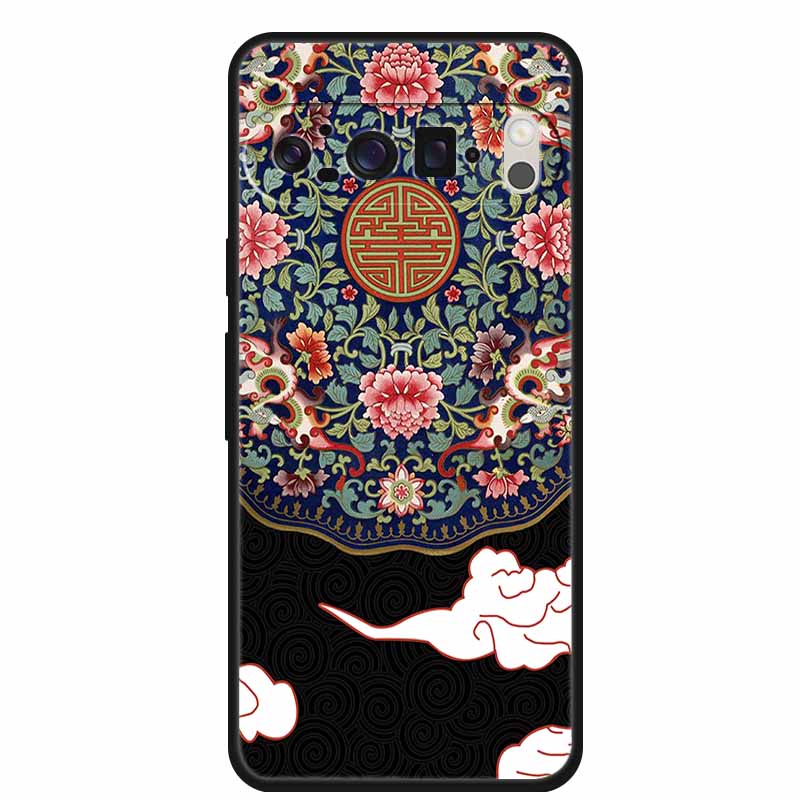 3D Тисненая Крышка Для Google Pixel 9 Pro XL / Pixel 9 Pro / Чехол Pixel 9 Цветочный Рельеф Мягкий Силиконовый Чехол Для Google Pixel 9