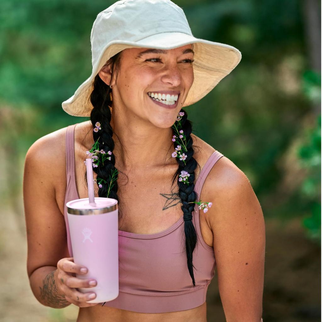 Стакан All Around с крышкой-соломинкой, 28 унций (828 мл) Нержавеющая сталь, Изолированная чашка с алоэ вера (Официальный японский продукт)