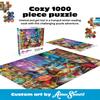 Buffalo Games - Коты Аими Стюарт и Северное Сияние Зимняя Сцена, Пазл 1000 деталей для Взрослых, Сделано в США