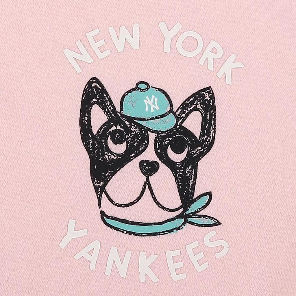 New MLB New York Yankees T Shirt Unisex Pink 31TSC2031-50P