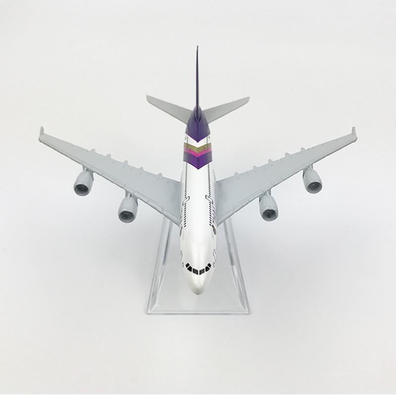 Масштаб 1/400 16 см Thai Airways Airbus A380 Airways Модель самолета Самолет Литой металл Самолеты