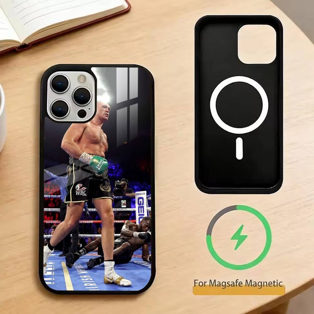Тайсон Фьюри Чехол для телефона для iPhone 17, 16, 15, 14, 13, 12, 11 Plus, Pro Магнитный с Magsafe Беспроводная зарядка