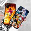 Черный чехол для Xiaomi Redmi 13C Note 9 iPhone XR 7 8 14 15 11 12 13 X XS Pro Max Samsung A25 S23 S24 FE Ultra Plus Dragon Ball Super