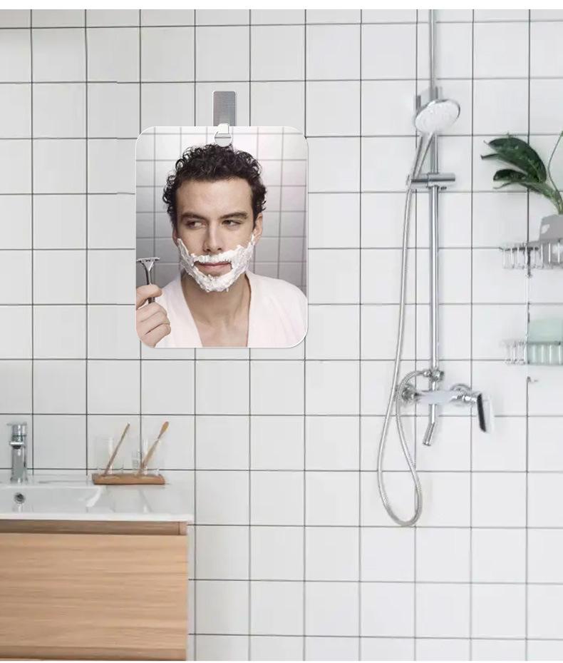 Antifog Bathroom Acrylic Mirror Shaving For Men