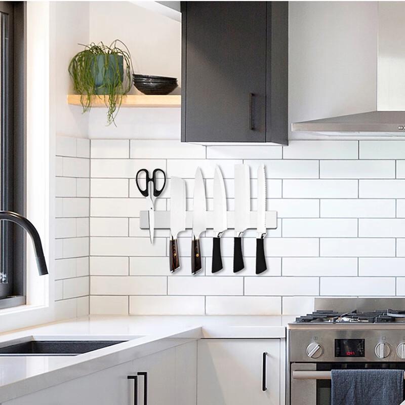 Магнитный настенный держатель для ножей из нержавеющей стали 304