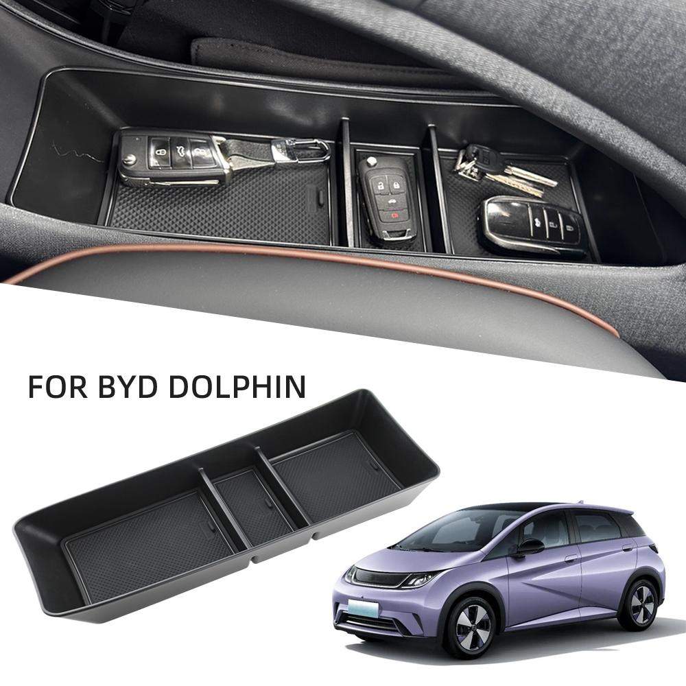 Center Console Lower Layer Storage Box Tray for BYD Dolphin 2022 - 2025 Interior Organizer Container Car Interior Tidying Acc