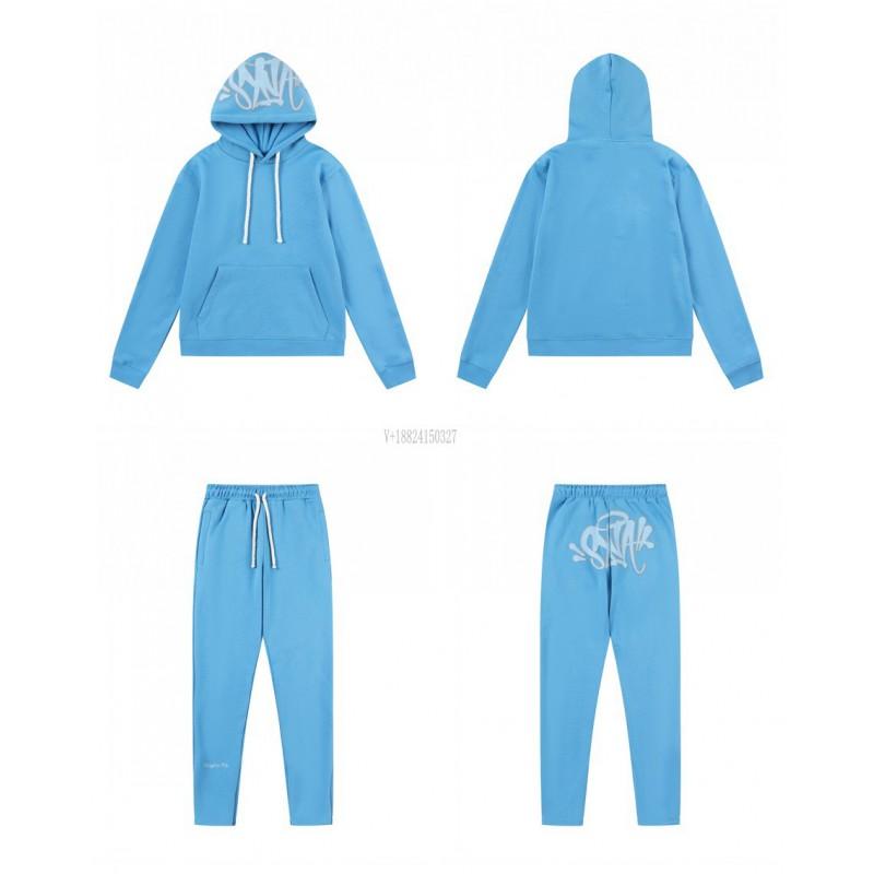 Hip Hop Streetwear Tracksuit Set Men Long Sleeve Hooded Sweatshirt Pants Casual