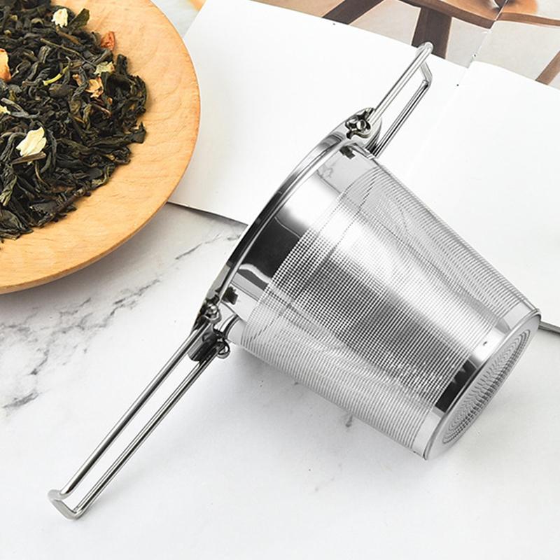 304 Stainless Steel Tea Strainer Reusable Tea Drain Tea Infuser Tea Leaf Spice Tea Filter Kitchen Accessories