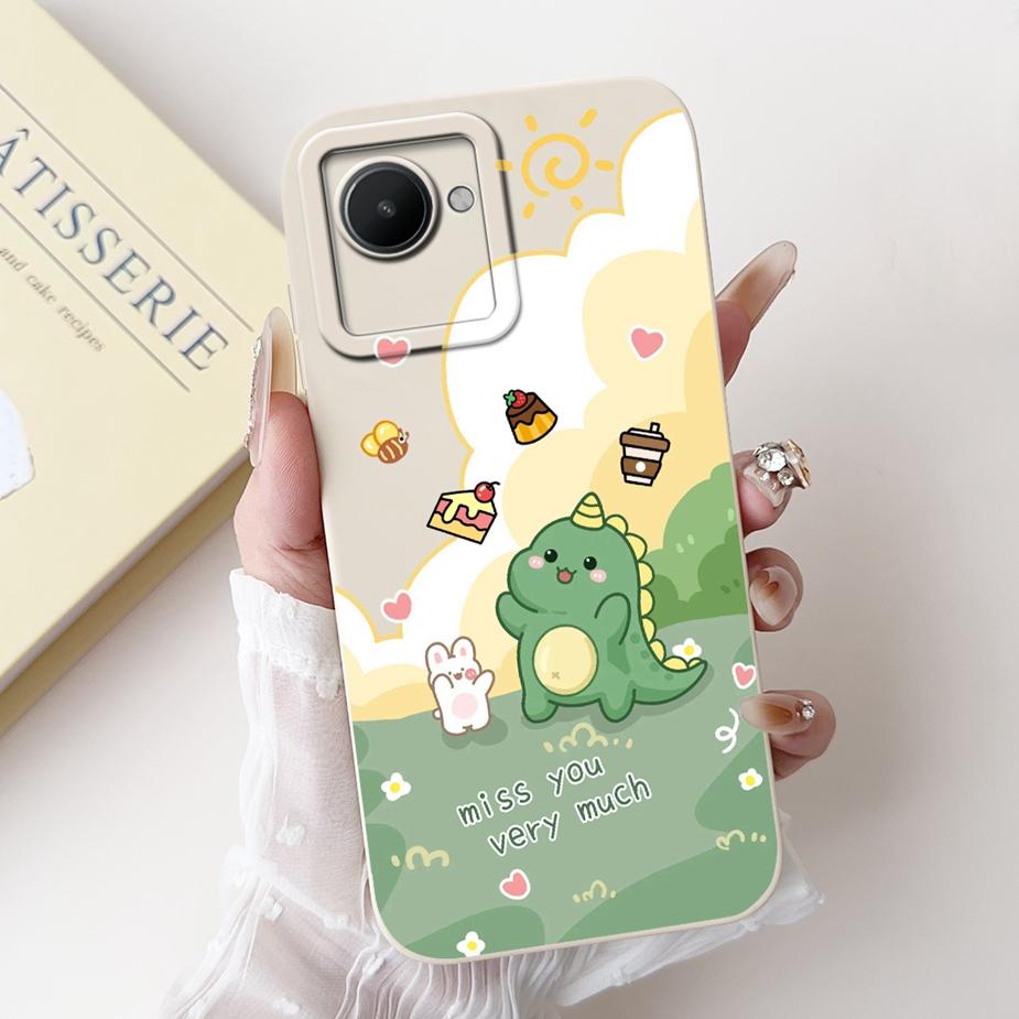For Realme C30 Case Realme C30s RMX3690 Cute Fashion Cartoon Cover Soft Silicone Phone Case For Realme C30 C30s RealmeC30 Bumper