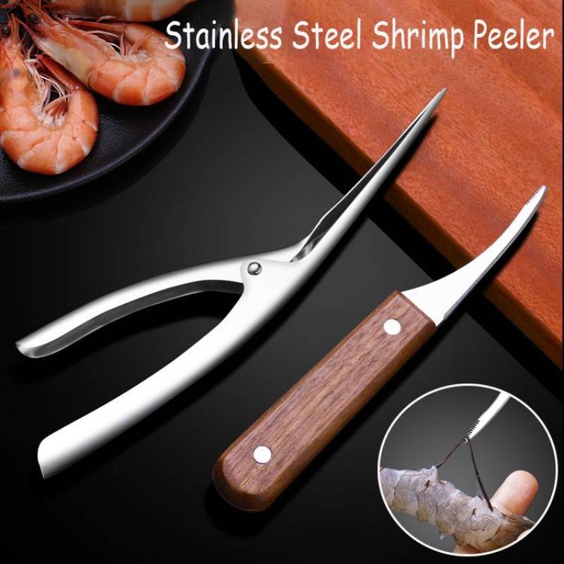 Seafood Kitchen Tool for Quick Shell Removal Stainless Steel Shrimp Peeler