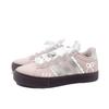 Adidas Daily 4.0 Silver Butterfly Abrasion Resistant Low top Skateboard Shoes Unisex Pink JR0080(tea641-)