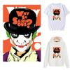 Джокеры Термотрансферные Наклейки для Одежды Мужская Женская Футболка Декаль Термонаклейка Нашивки Полоски DIY Аксессуар для Ткани Аппликация