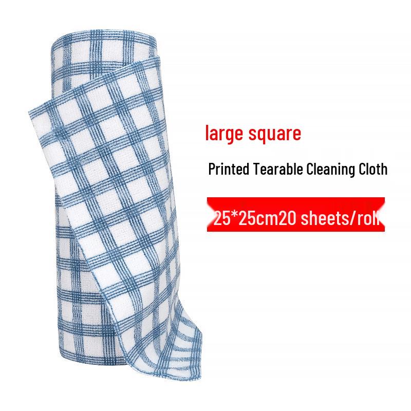 Впитывающая отрывной полиэстер-хлопковый чистящий материал для кухни и дома