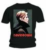 Официальная мужская черная футболка David Bowie Низкий портрет 100% хлопок Мужские футболки Топ Классическая футболка David Bowie