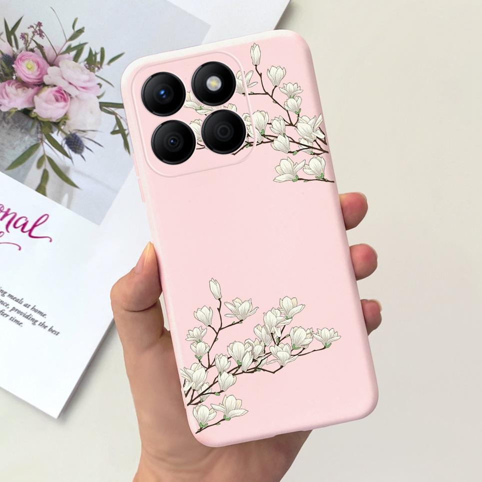 Women Fashion Girly Phone Case For Huawei Honor X9b Honor X8b Coque Funda Flower Pattern Soft Silicone Funda HonorX9b 5G Coques