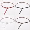 Leather Womens Belt Casual Slim Waistband For Dress And Office Style