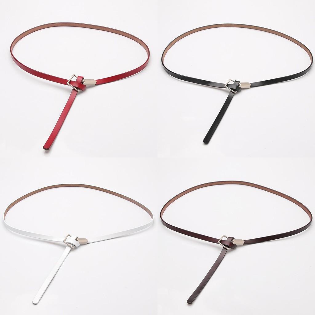 Leather Womens Belt Casual Slim Waistband For Dress And Office Style