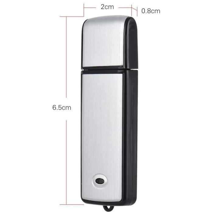 8 ГБ Диктофон Цифровой Регистратор USB-флешка Регистратор-ШпионДиктофон Голосовой Регистратор Флеш-накопитель Цифровой18 часов записи