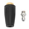 Pressure Washer Turbo Nozzle 1/4in Quick Connect Ceramic Core Copper 3000PSI Rotating Turbo Nozzle