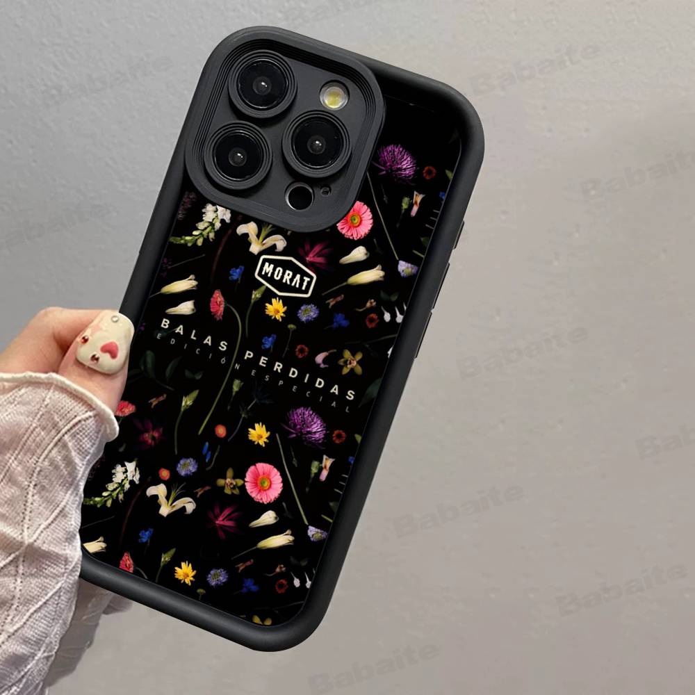 Morat Music For IPhone 17 Pro Max 16 15 14 13 12 11 Plus Black Soft Phone Cover