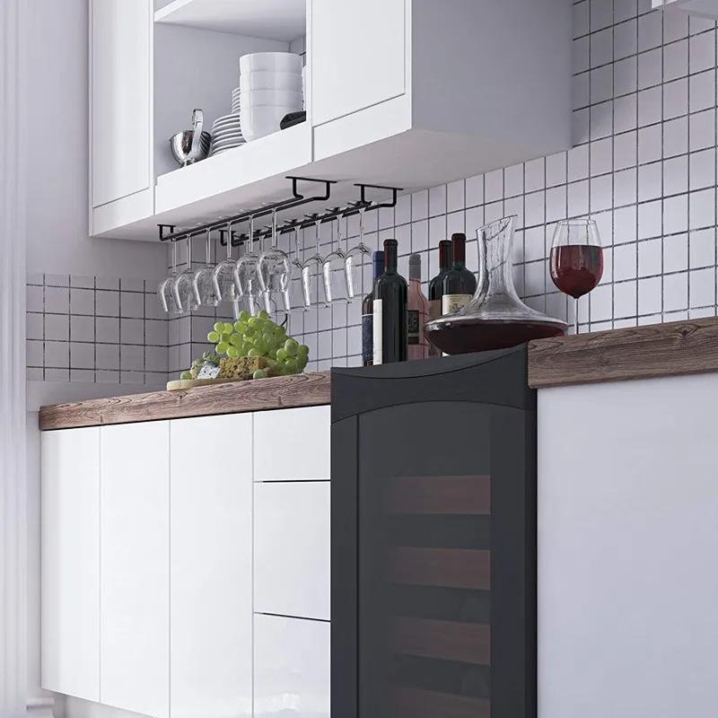 Мебель Полезная железная полка для вина Держатель для стекла Подвесная барная вешалка Полка Полка для бокала для вина Стенд Держатель рулона бумаги для товаров для дома