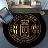 Real Oviedo,Round Area Rug,Carpet Rug for Living Room Bedroom Sofa Playroom Decor,Non-slip Floor Mat