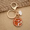 Chinoiserie Deer Cat Rabbit Decorated Keychain Key Rings Holder Gift Bag Pendants Accessories