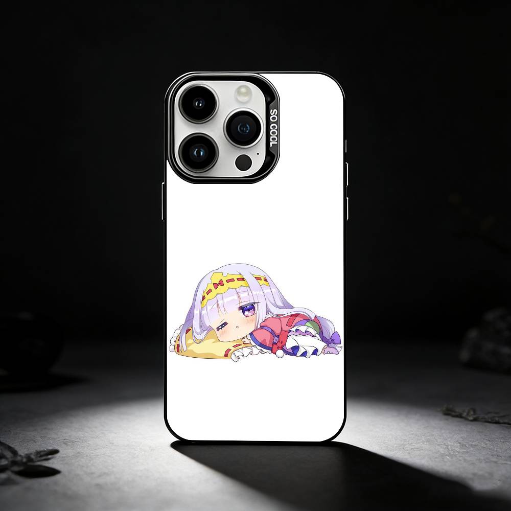 S-Сонный демон C-Замок Чехол для телефона Для iPhone 17,16,15,14,13,12,11 Plus,Pro Max,XS,Цветной серебристый чехол для телефона