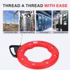 4MM Fiberglass Fish Tape Reel Puller Glass fiber nylon Conduit Ducting Rodder Pulling Wire Cable Fishing Tool Cable 15/20/25/30M