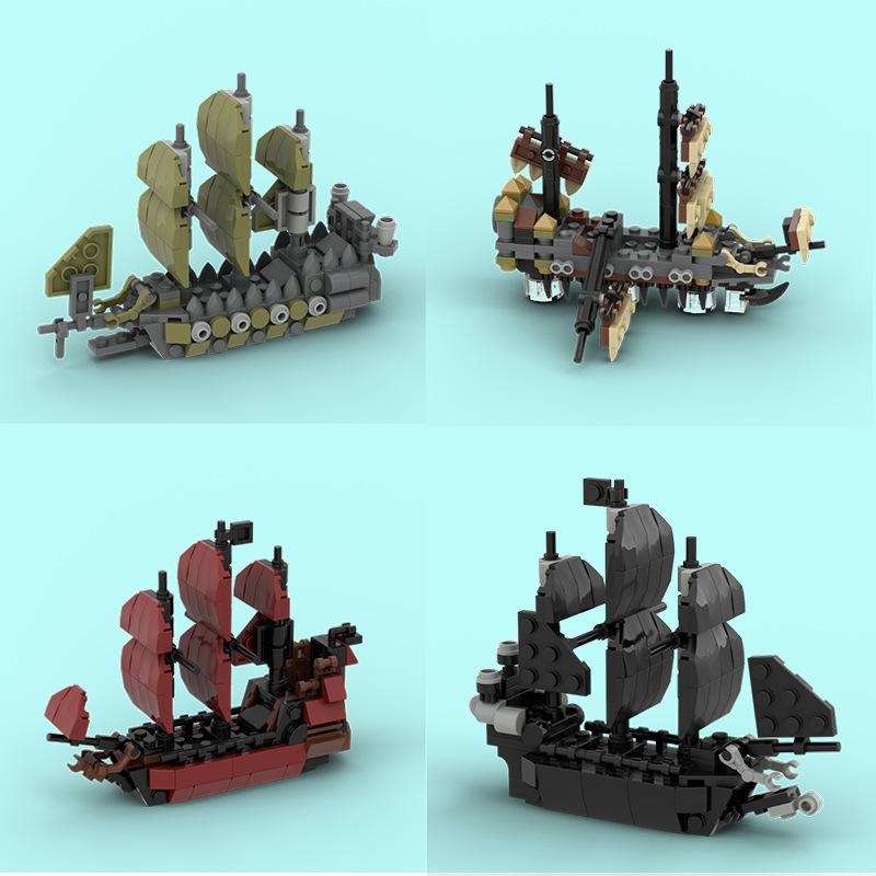 MOC Игрушки из кубиков Модель Сделай сам Детский Круизный лайнер Титаник Наборы строительных блоков Подводная лодка Грузовое судно Сборка Дети Детский Подарок