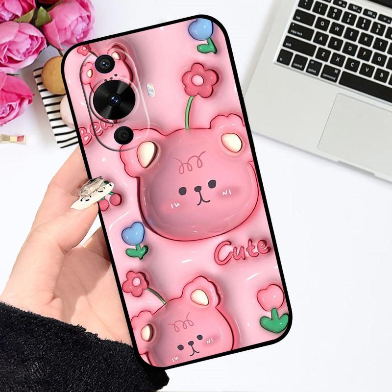 Чехол для Huawei Nova 12S Nova12S Милый Мультяшный Чехол Мягкий Силиконовый Чехол для Телефона Для Huawei Nova 12S Бампер Астронавт Раскрашенные Чехлы