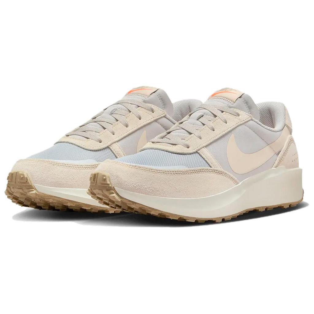 Nike Мужские кроссовки Waffle Debut Light Iron Ore Sanddrift кремового цвета на плоской подошве, серебристого цвета Phantom FJ4195-002