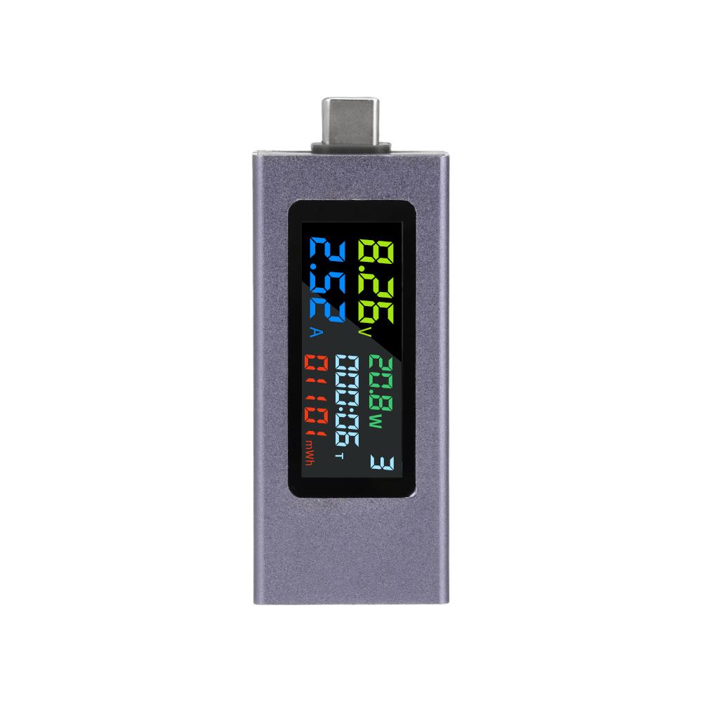Type-C Tester DC 4.5-50V 0-8A Colour Screen Digital Voltmeter, Ammeter & Power Meter Capacitance Tester Power Module