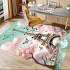 1PC Eiffel Tower Butterfly Extra Large Non-Slip Floor carpet, Office, family, bedroom, Studio - Large Area Rug,Longlasting Material-K0359