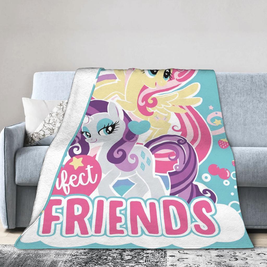 My Little Pony Дружба — это магия Мягкое Теплое Одеяло Детское Взрослое Плюшевое Одеяло с Рисунком Домашний Декор Фланелевый Чехол для Дивана Кровати