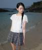 ROSEFRANTZ Round Collar Short Sleeve Blouse [Ivory]
