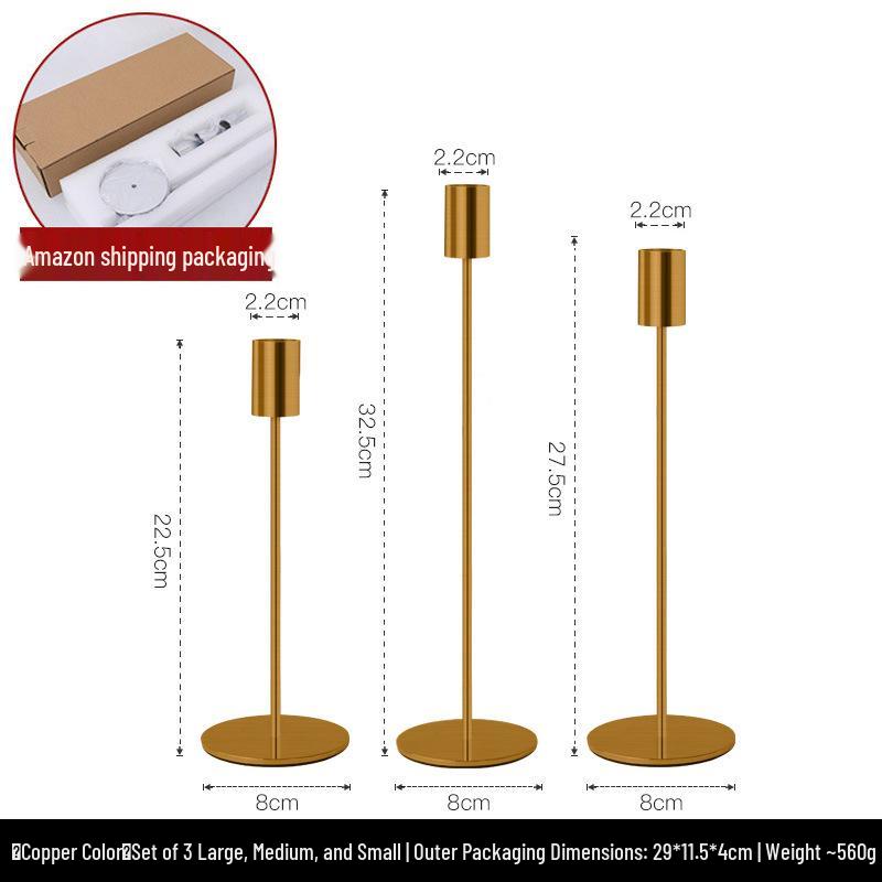 Скандинавская свеча для ароматерапии в стиле легкой роскоши с золотым подсвечником - Идеально для романтических ужинов и элегантного декора стола