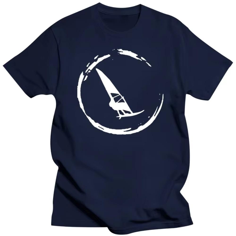 Windsurf Windsurfing Surfing Surf Cotton Short Sleeve Funny T Shirt Graphic Harajuku Hip Hop T-shirt Streetwear