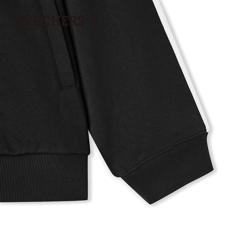 Skechers Men's Relaxed Fit Embroidered Stand-Collar Jacket