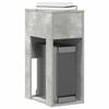 VidaXL Computer Tower Stand and Drawer Concrete Grey 30x44x74 Cm, PC Tower Stand, Support Desk Stand 858734