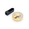 Car Antennas NMO Mount 3/8" Hole Coaxial Connector Adapter with Gold Plated Nut&PTFE Insulator Suitable For Vehicle Use