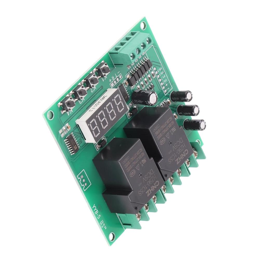 12V 24V Motor Forward Reverse Control Board with Timer Relay 30A DC AC Adjustable Delay Cycle Module for Pump Solenoid Valve Lights