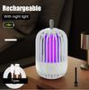 2-in-1 Camping Mosquito Killer Lamp Portable USB Rechargeable Bug Zapper Tent Light For Outdoor